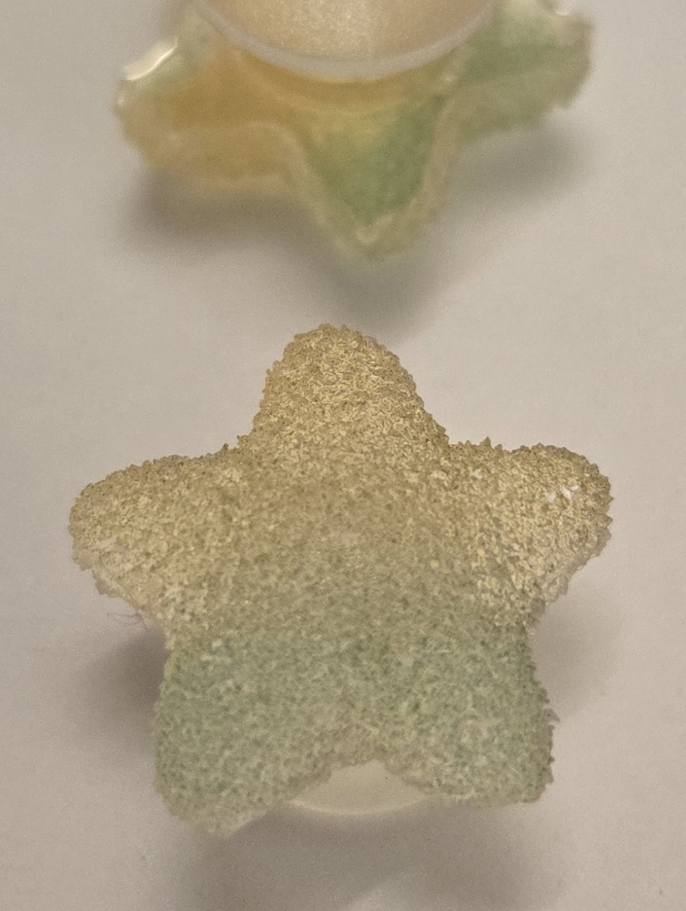 3/$10 Candy Yellow Green Star Croc Charm